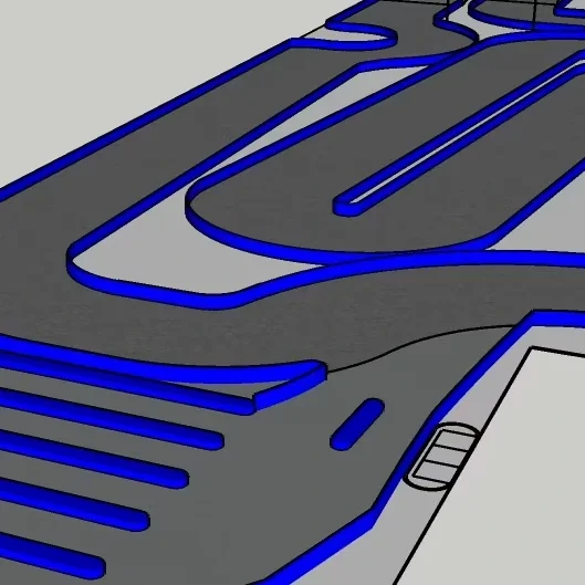 Conception et construction de piste de karting avec aménagements sur mesure, virages techniques, et barrières de protection